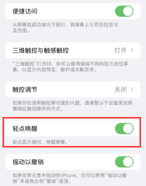 夏河苹果授权维修站分享iPhone轻点无法唤醒怎么办 