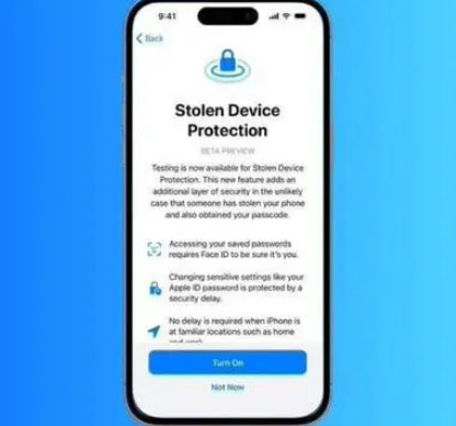 夏河苹果授权维修店分享被盗设备保护功能开启方法