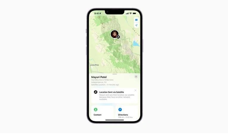 夏河苹果14维修分享iPhone14系列中 FindMy功能通过卫星分享位置方法教程 